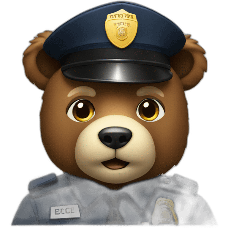 Bear Police emoji