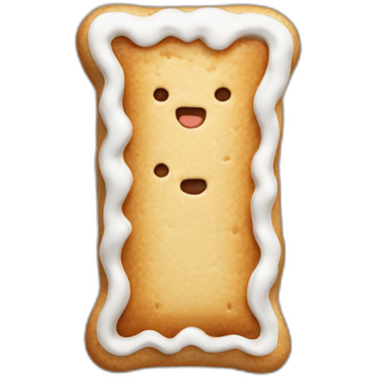 biscotte with white liquid emoji