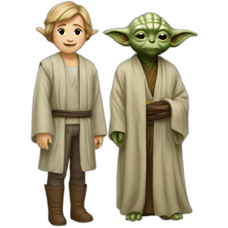 Yoda en couple emoji