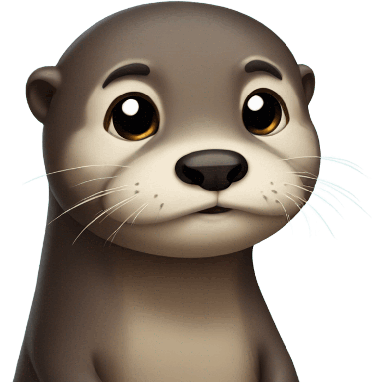 sad otter emoji