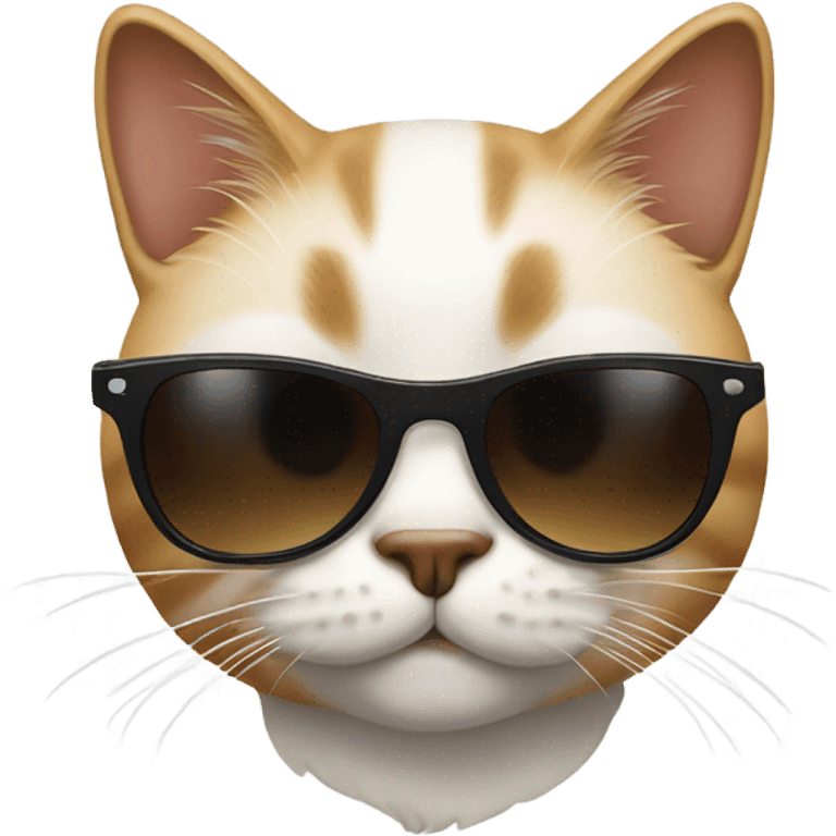 Cat with sunglasse emoji