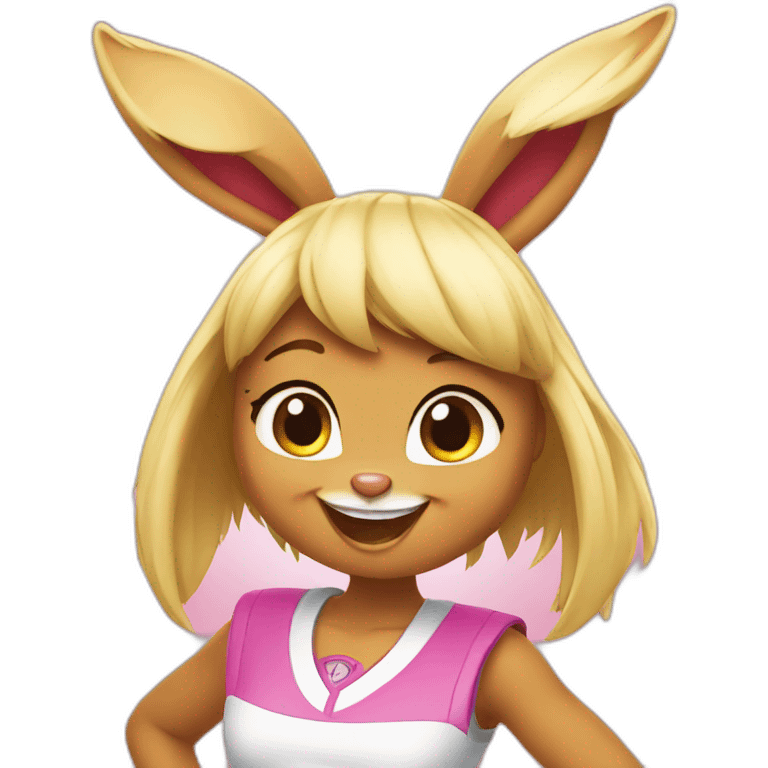 Lola bunny smiling  emoji