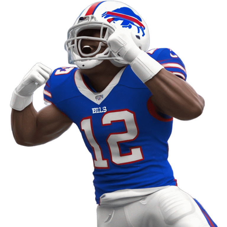 Buffalo bills touchdown  emoji