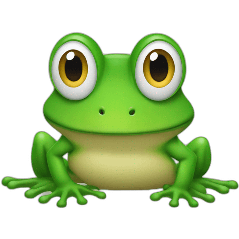 grenouille multicolore emoji