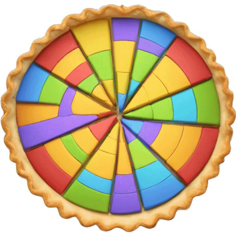 Pie chart of a real pie emoji