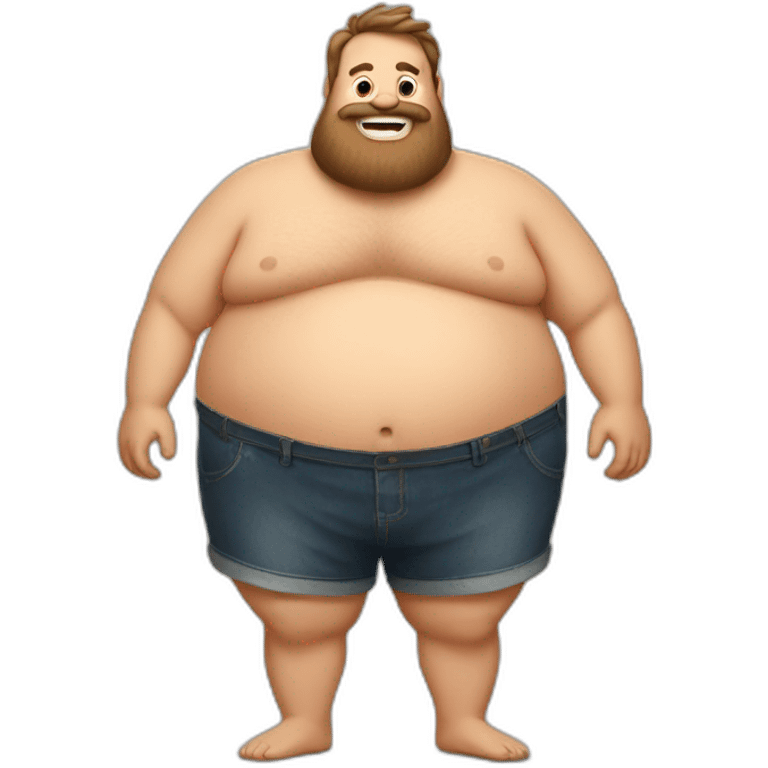 Beer belly men emoji