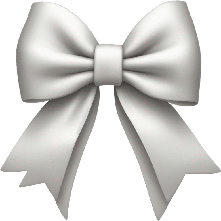 white bow emoji