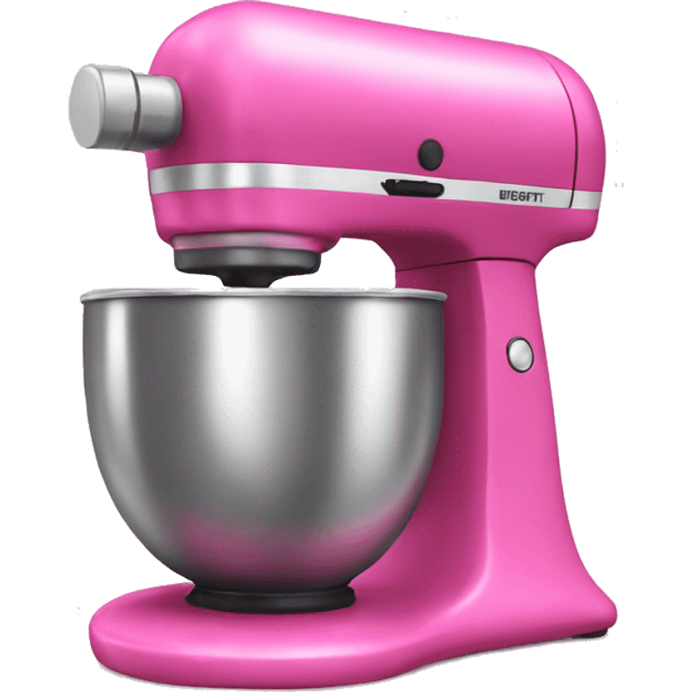 Realistic pink mixer  emoji