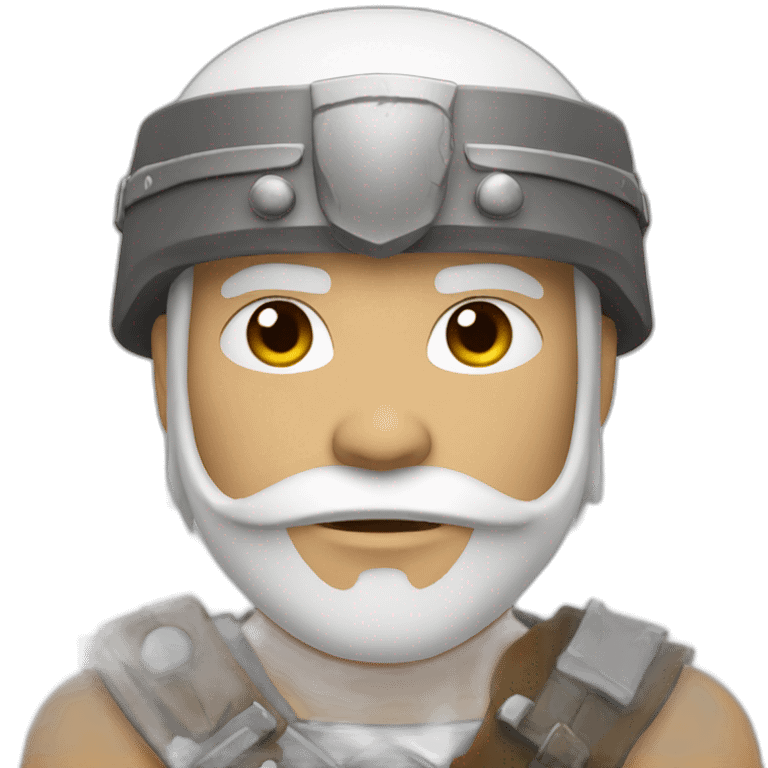 barbarian soldier with white skin facing forward emoji