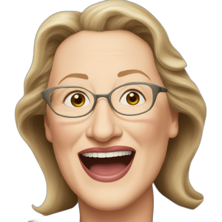 meryl streep emoji