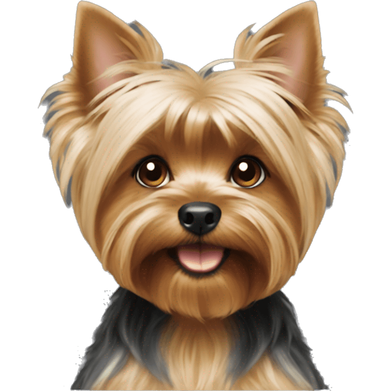 2 Yorkshire terriers  emoji