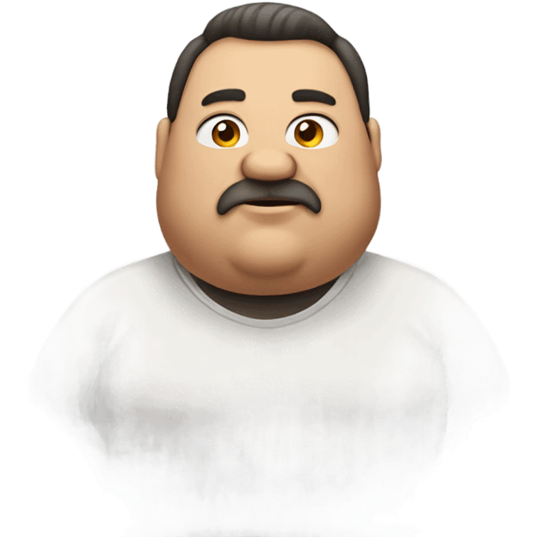 Fat guy emoji