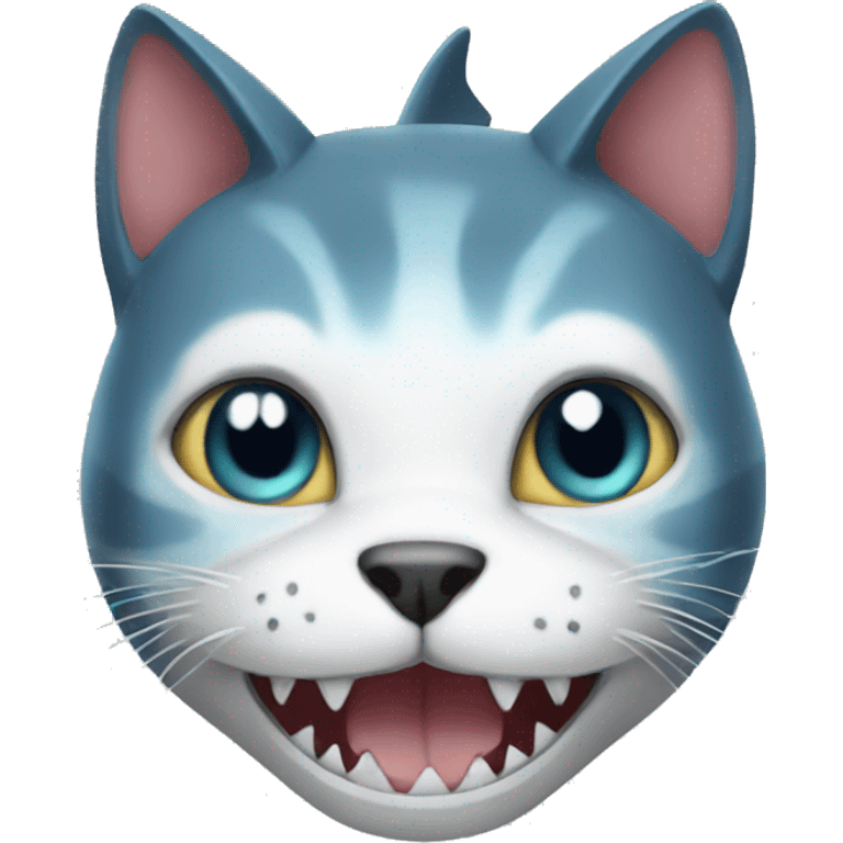 shark cat  emoji