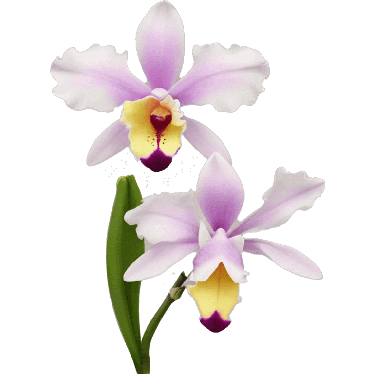 Cattleya Orchid flower emoji