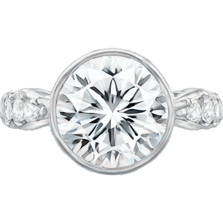 Round diamond ring  emoji