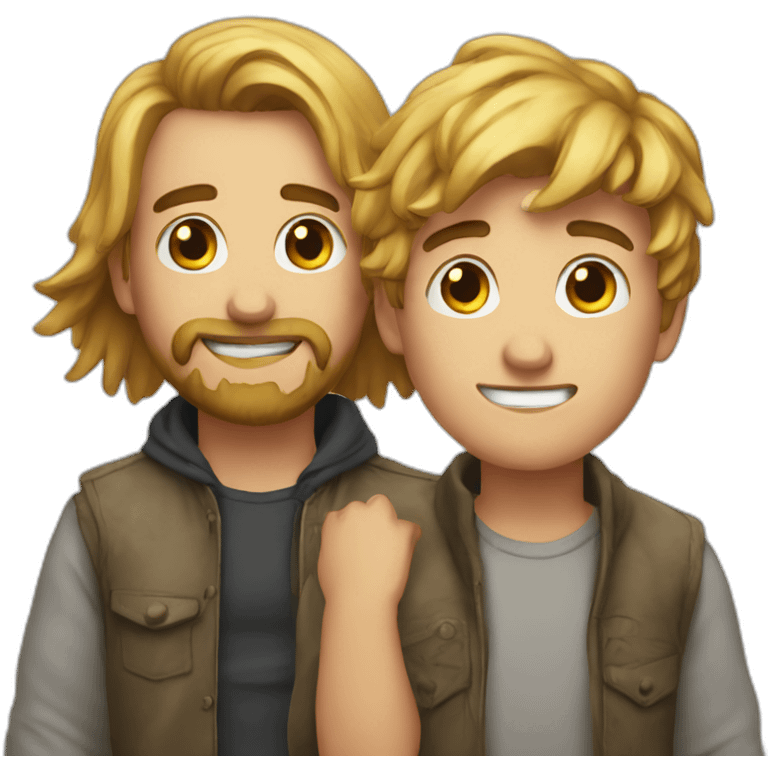 Charlie and lol emoji