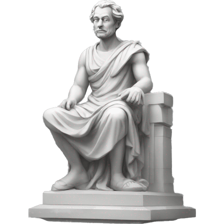 sitting-philosopher-statue emoji