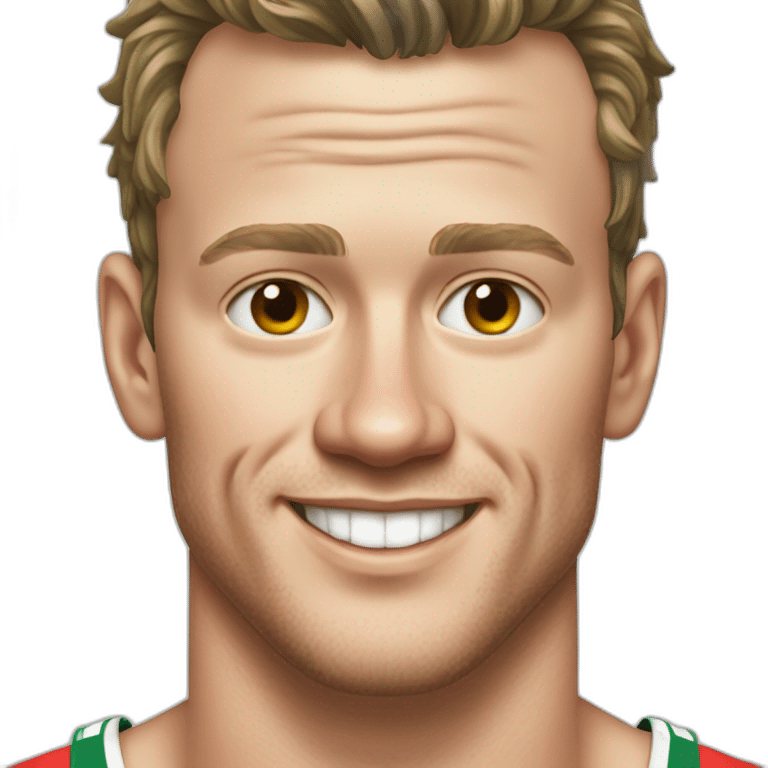 Jonathan Toews as a beach bum emoji