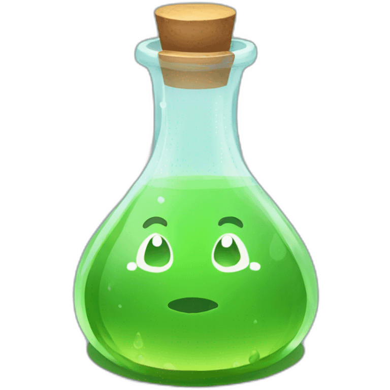 luck potion simple style emoji