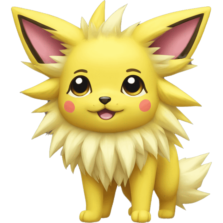 Kawaii Jolteon full body emoji