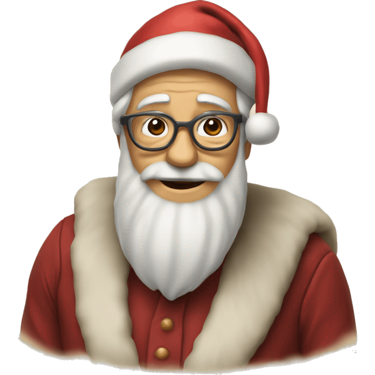 Père Noël original et mignon  emoji