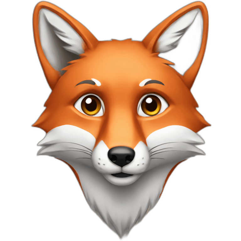 flat-fox emoji