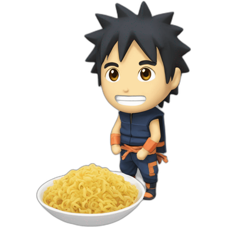 Naruto qui mange des ramens emoji