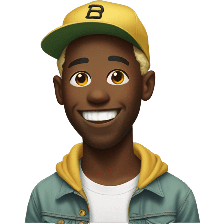 tyler the creator smiling  emoji