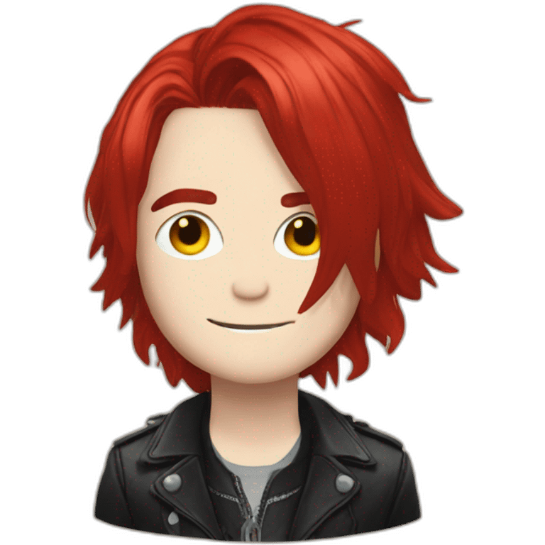 Gerard Way red hair emoji