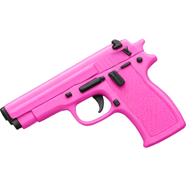 pink gun emoji