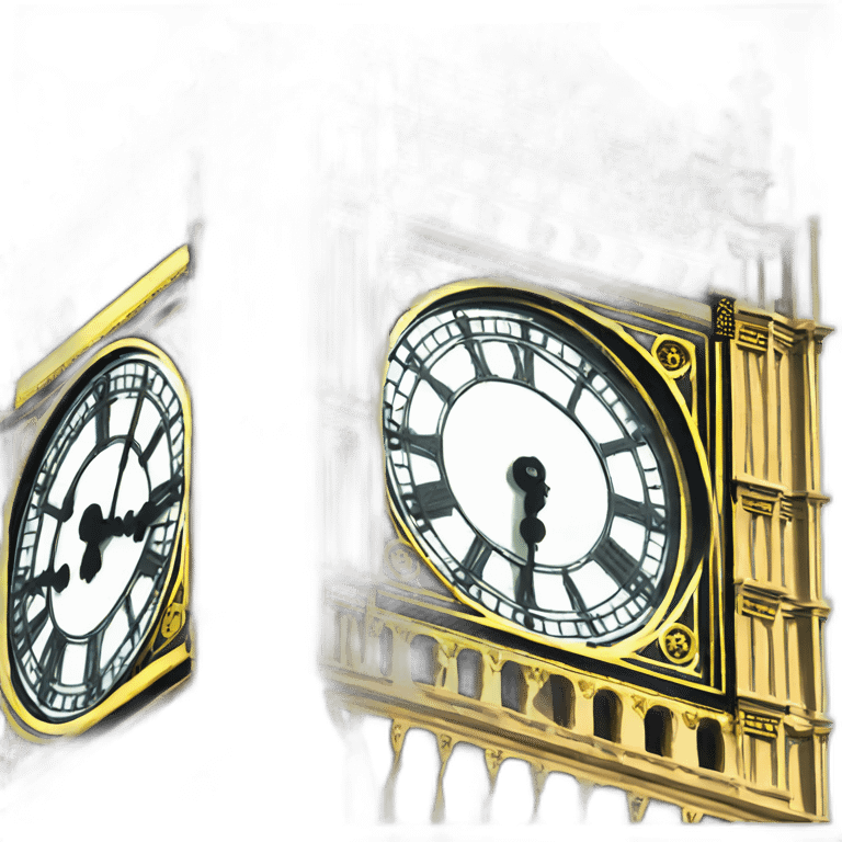 big ben clock emoji