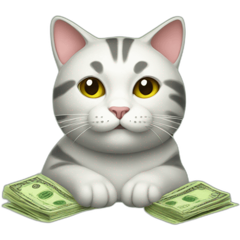 Money cat emoji