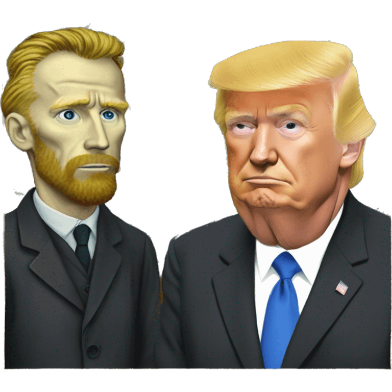 van gogh n trump emoji