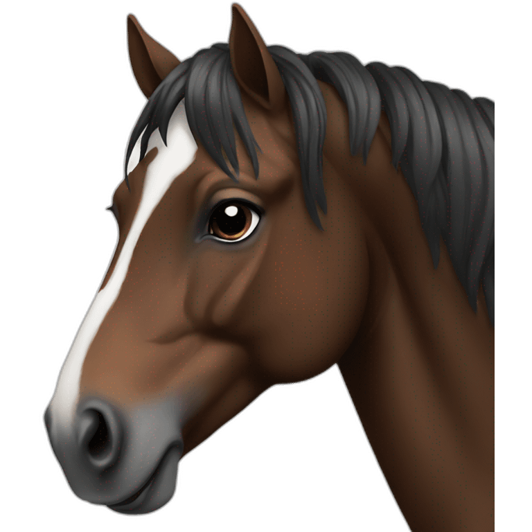 horse black emoji