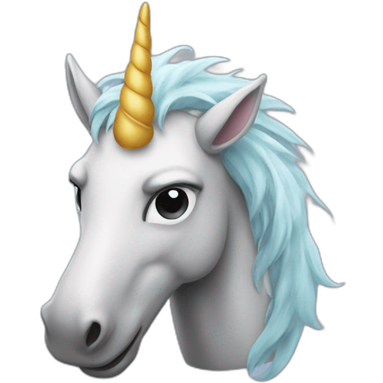 licorne qui fume emoji