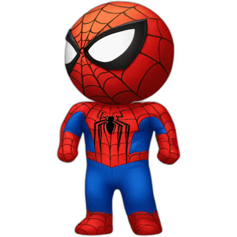 spiderman round emoji emoji