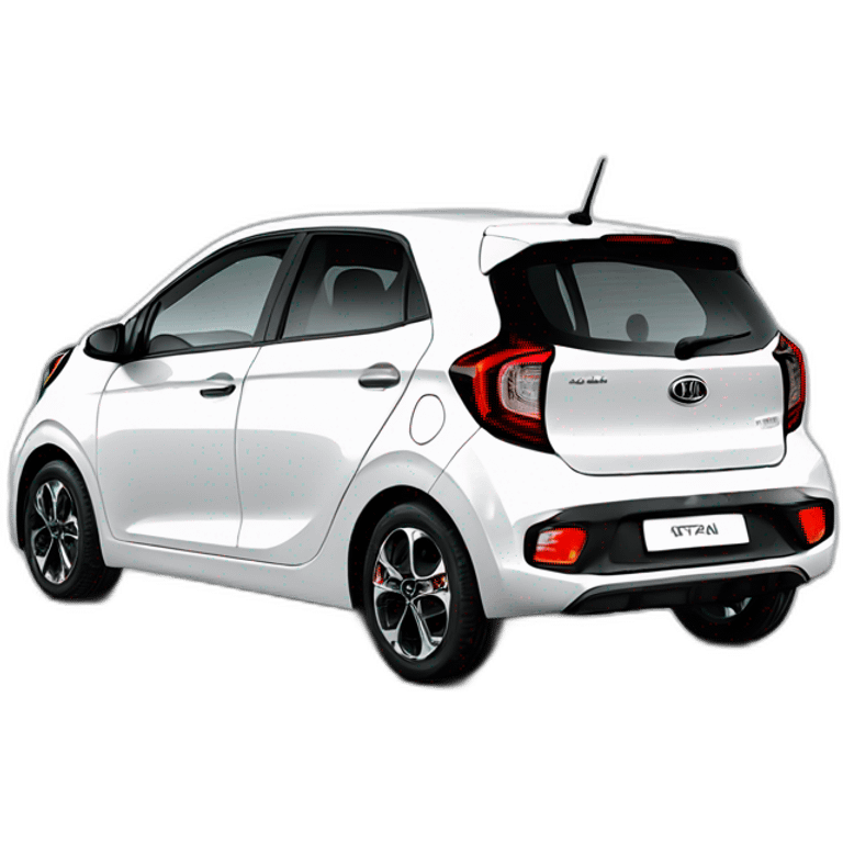 Kia Picanto GT line blanco 2019 emoji