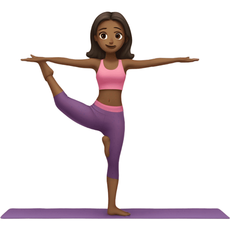 Yoga girl emoji