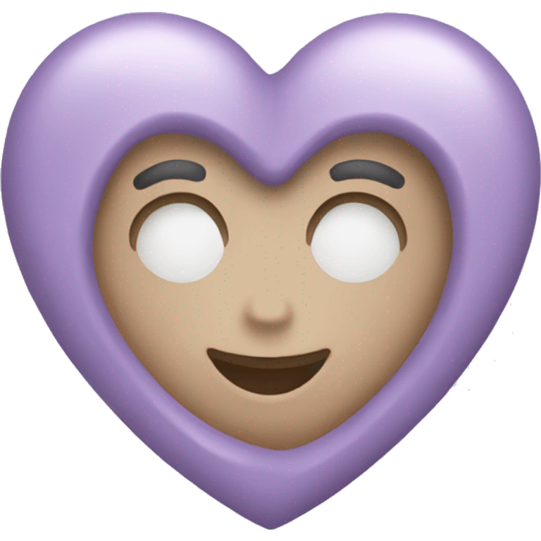 pale lavender heart emoji emoji