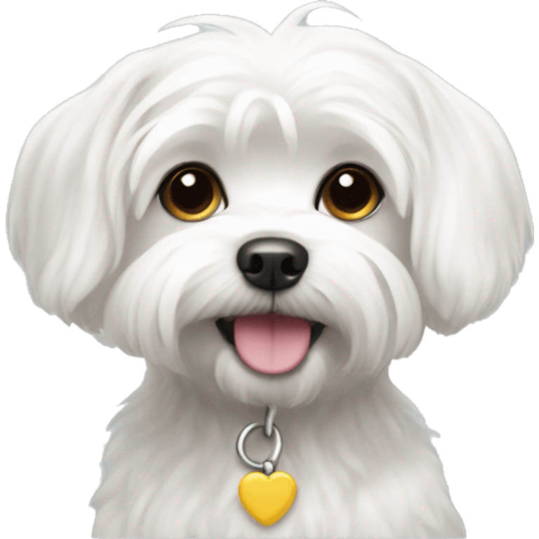 White maltese emoji