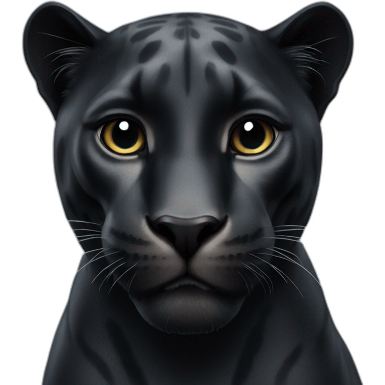 Black panther animal emoji