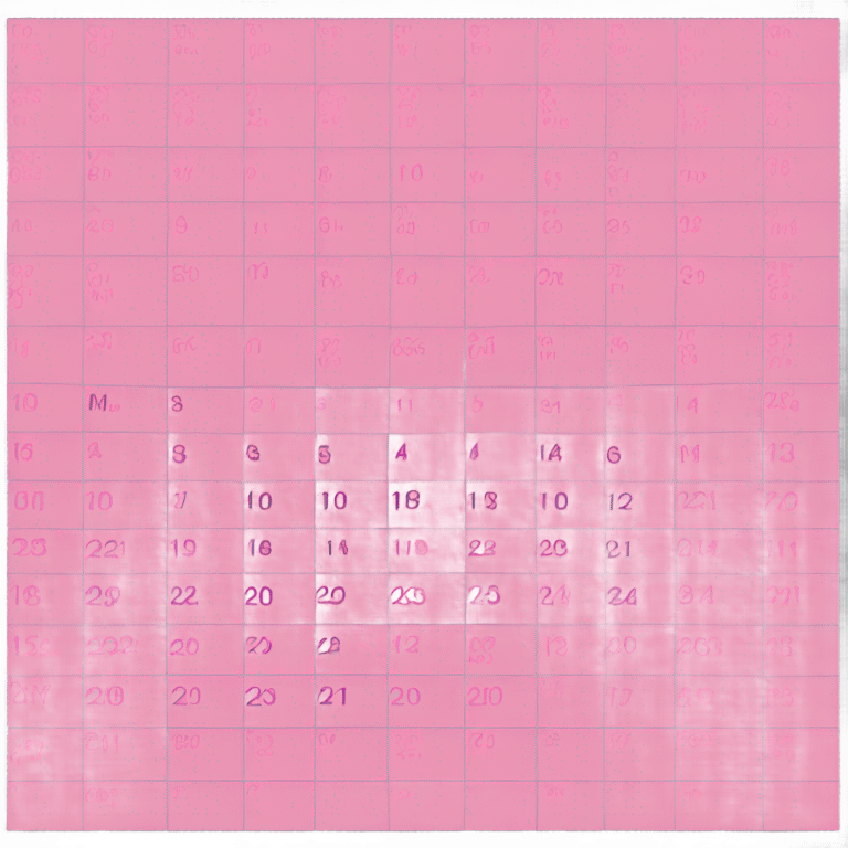 pink calendar emoji