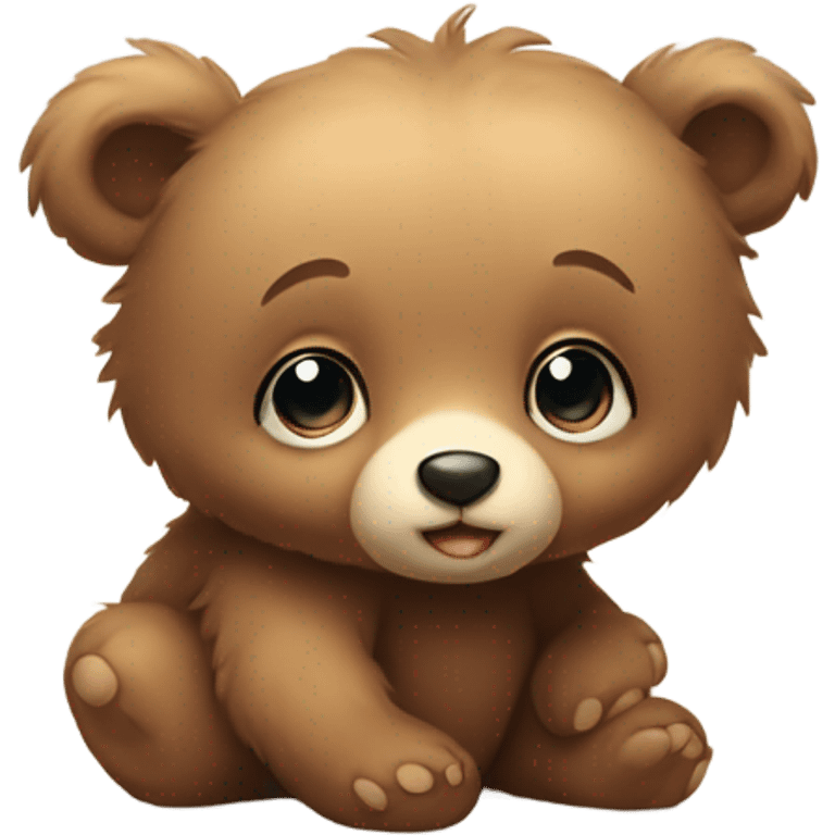 We baby bear emoji