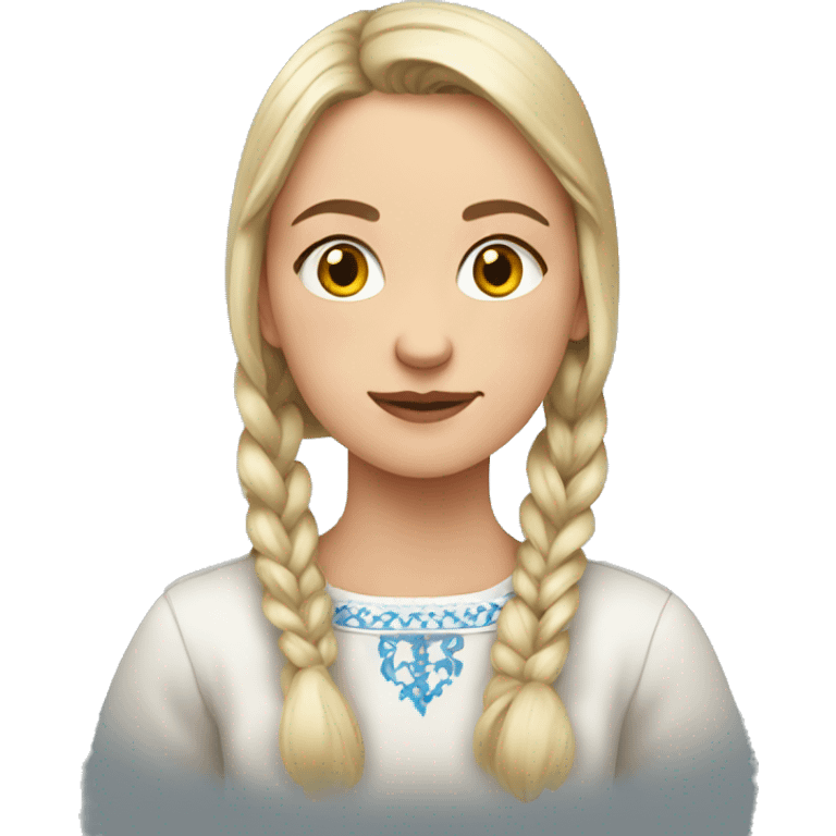 Lena from Belarusian  emoji