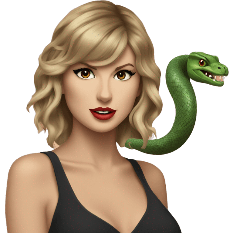 taylor swift and serpent emoji