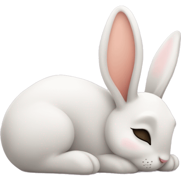 sleeping bunny emoji