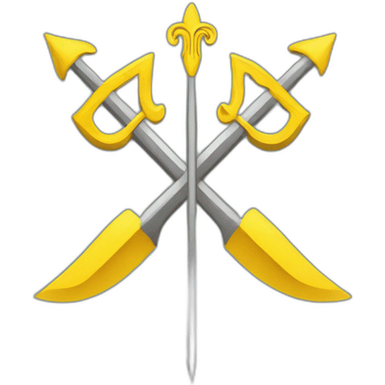 Emblem of Ukraine he's like a trident  emoji