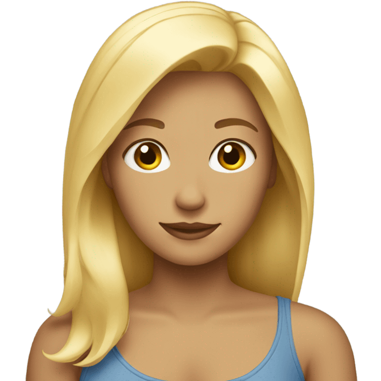 Blond girl emoji