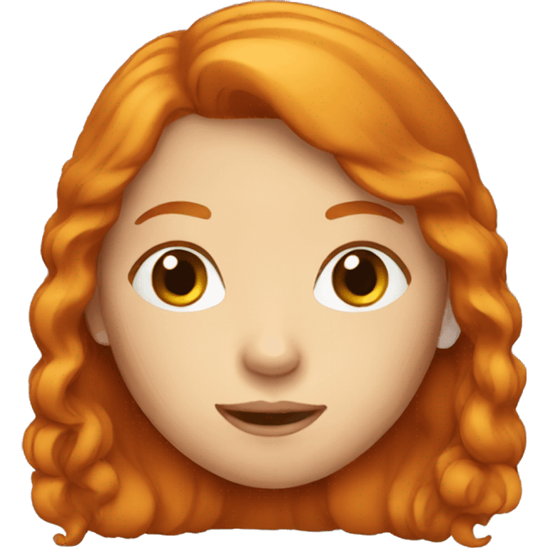 ginger girl emoji