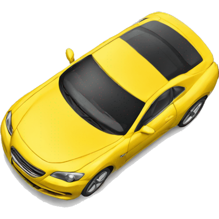 car yellow emoji